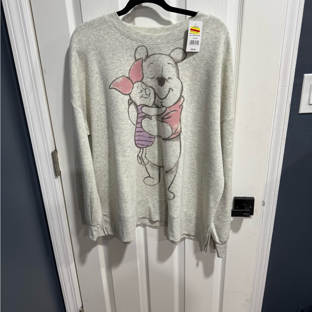 Gray Winnie the Pooh Sweatshirt